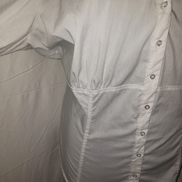 Ashley Stewart 26 Signature button white shirt - Picture 3 of 8